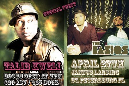 Talib Kweli and The Basiqs @ Jannus Landing