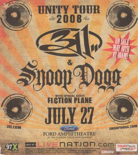 Snoop Dogg - Unity Tour @ Ford Amphitheatre