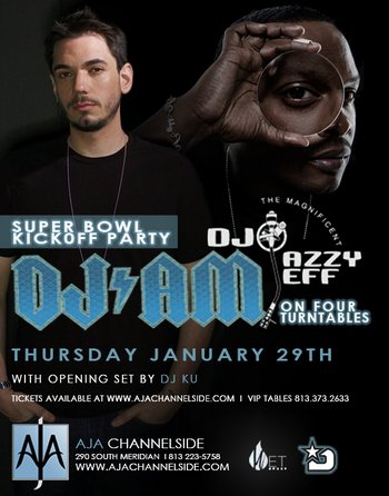 DJ Jazzy Jeff and DJ AM Super Bowl Kickoff Party
