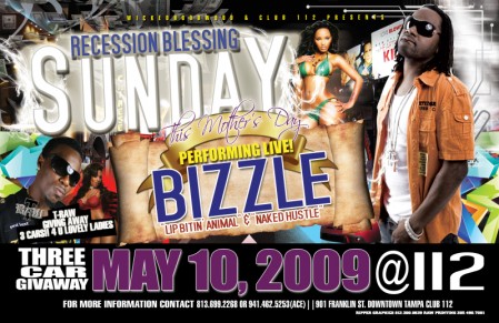 Recession Blessing Party featuring Bizzle @ Club 112
