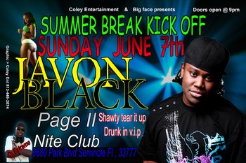 Javon Black @ Page II Nite Club