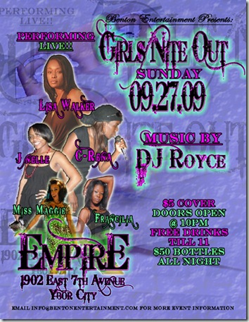 Girls Nite Out @ Empire - Ybor City