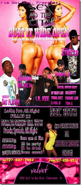 Bust It Wide Open Party @ Velvet Lounge