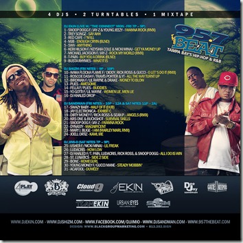 DJ Ekin, DJ Sandman, DJ Jimi-O & DJ Shizm - Club 95.7 The Beat Vol 3.1 (Mixtape) back