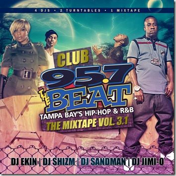 DJ Ekin, DJ Sandman, DJ Jimi-O & DJ Shizm - Club 95.7 The Beat Vol 3.1 (Mixtape) front