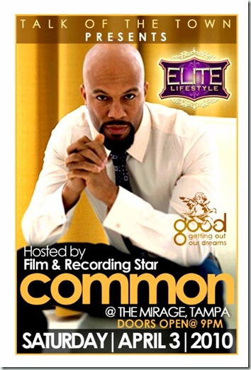 Common @ Mirage - Tampa