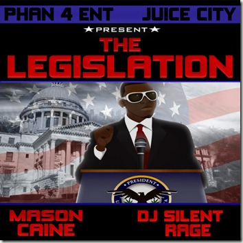 Mason Caine & DJ Silent Rage - The Legislation (Mixtape) front