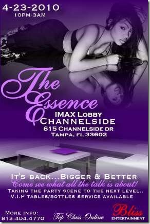 The Essence @ Imax Lobby - Channelside - Tampa