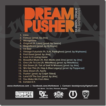 Dynasty - DreamPusher (Mixtape) back