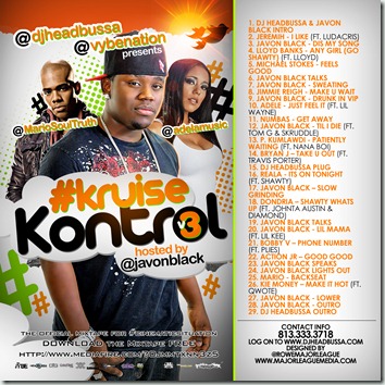 DJ Headbussa & Javon Black - Kruise Kontrol Vol 3 (Mixtape) cover